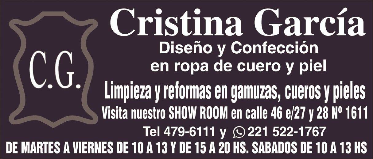 Cristina García te invita a conocer su Showroom con prendas de cuero únicas