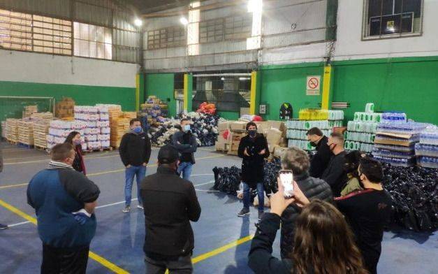 Jornada solidaria de clubes de barrio con la Comuna