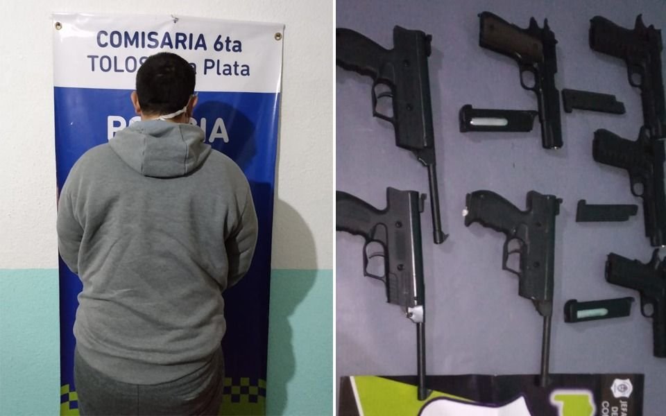 La Plata: amenazó de muerte a una mujer por una deuda, le allanaron la casa y encontraron armas 
