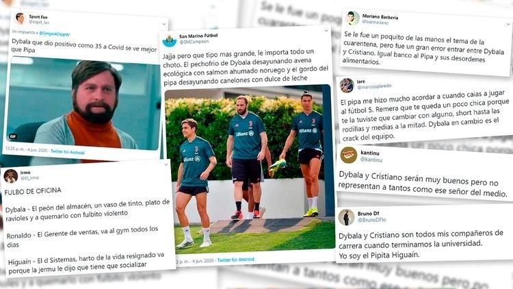 Gonzalo Higuaín y un "tema de peso" que inundó las redes de memes
