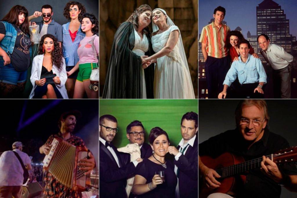 Cartelera virtual: una tragedia lírica, cumbia, stand up y la eterna “Seinfeld”
