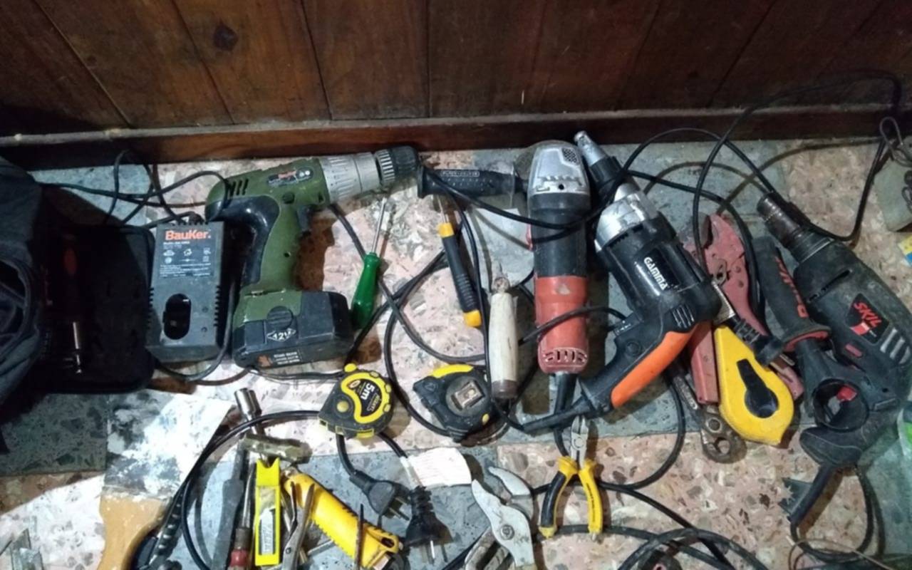 Ladrón de herramientas detenido en Villa Elisa  tras atracar un comercio