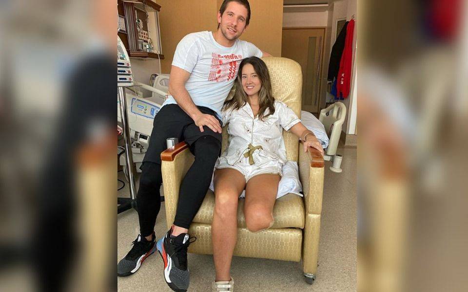 Le amputan un pie a la ex miss Colombia Daniela Álvarez