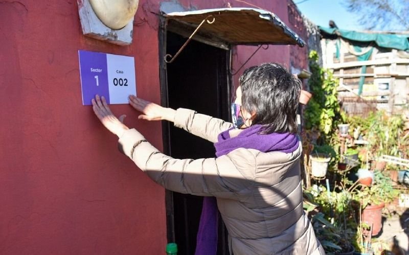 Numeración de casas en Villa Azul