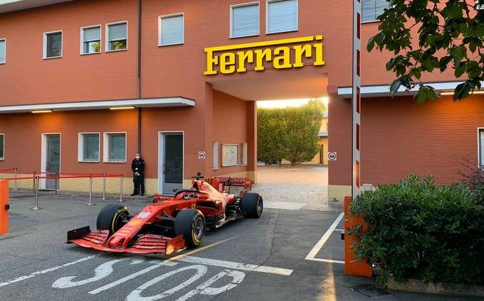 Ferrari salió a pista después de tres meses y medio