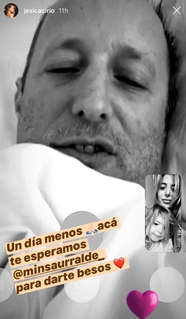Insaurralde evoluciona bien y sigue internado