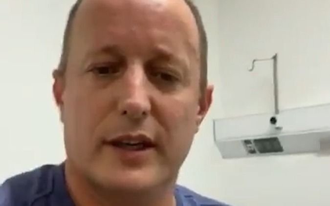 Insaurralde tras el tratamiento con plasma: "Pasé mi mejor noche"