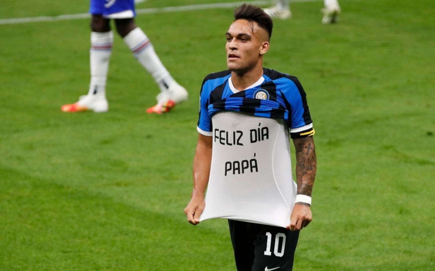 Lautaro Martínez volvió al gol, con dedicatoria a su papá, en el triunfo del Inter