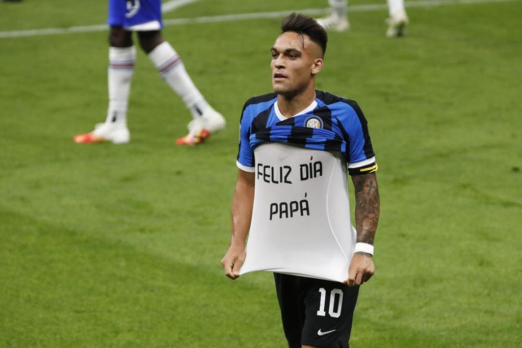 Lautaro Martínez volvió con un taco y un gol en el Día del Padre