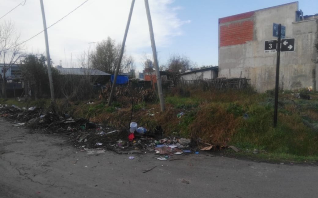 Un basural preocupa a los vecinos de 3 y 497