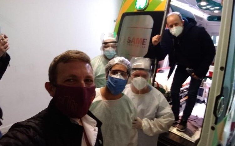Tras el tratamiento con plasma, dieron de alta a Martín Insaurralde