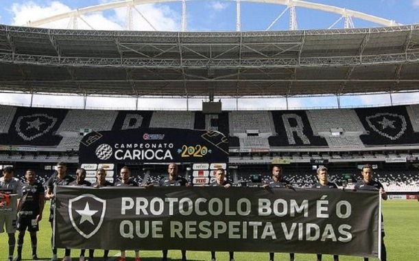 Botafogo se manifestó en contra de la reanudación del fútbol en Río de Janeiro