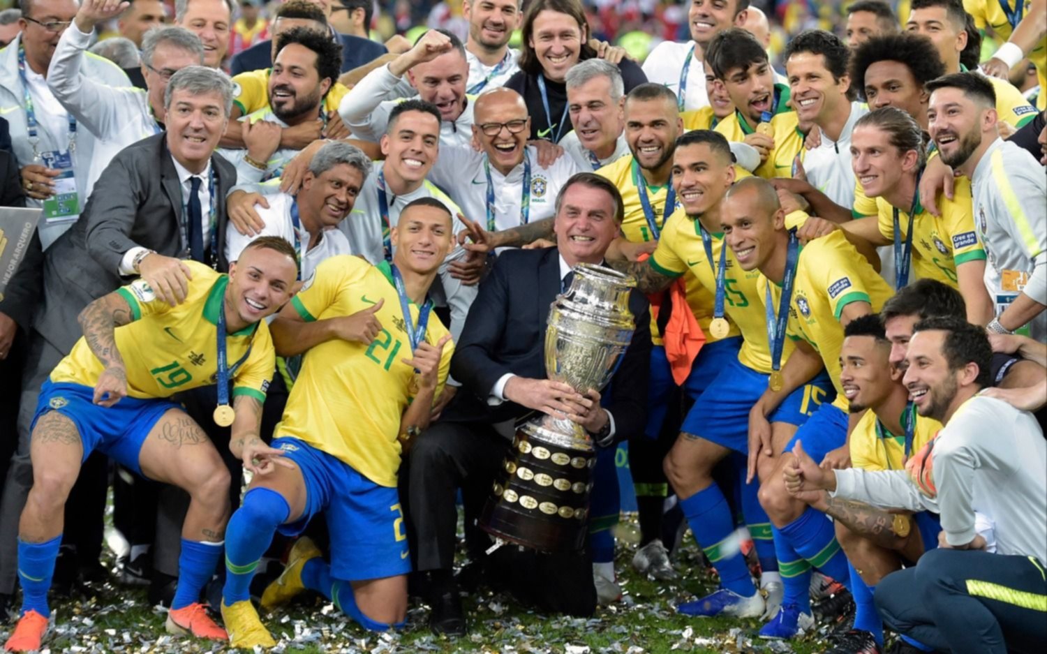 En medio de la polémica, Bolsonaro habló sobre si la Copa América se jugará en Brasil