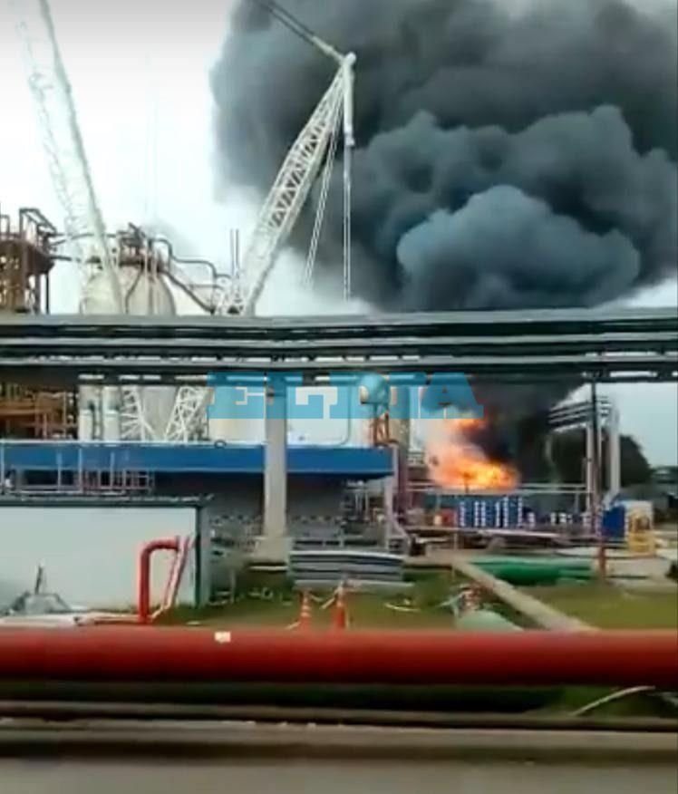Alarma y principio de incendio en YPF: pudo ser controlado rápido