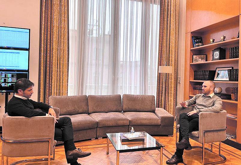 Precios, tarifas, deuda y obras, en un encuentro entre Kicillof y Guzmán