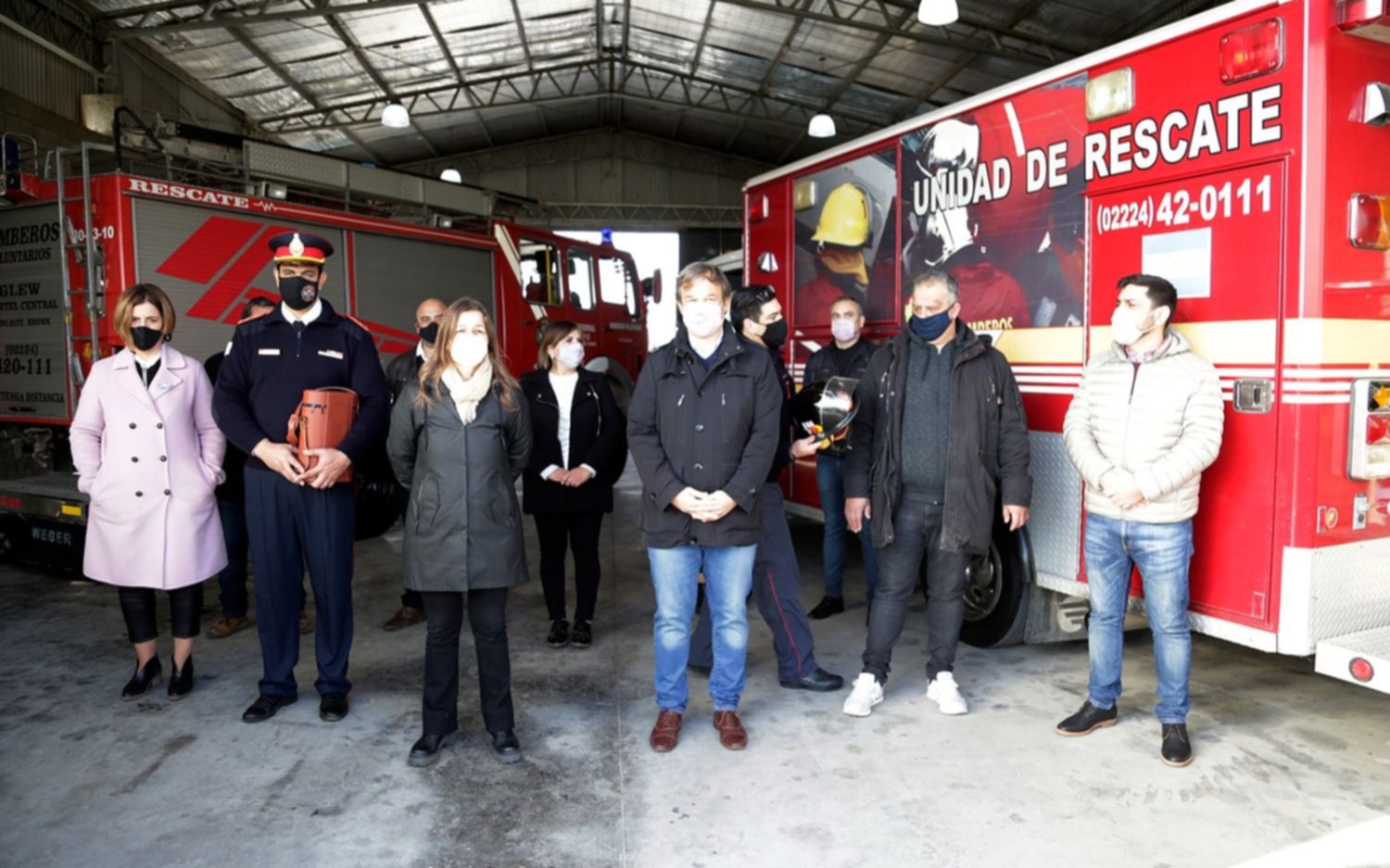 Día Nacional del Bombero Voluntario: nuevo cuartel en Glew