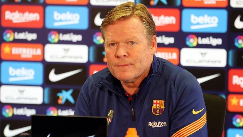 Laporta confirmó que Koeman seguirá siendo el entrenador de Barcelona