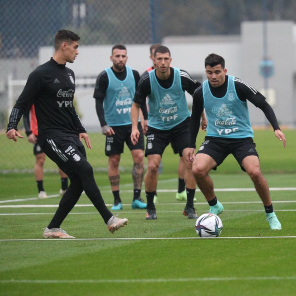 La Selección se entrenó y piensa en el viaje a una convulsionada Barranquilla