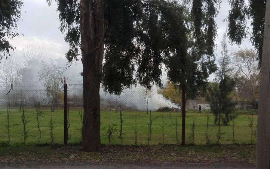 Humo y trastornos por quema de basura en 457 y 12
