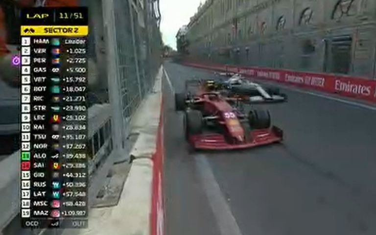 ¡Marcha atrás en plena carrera de F1!: pudo terminar en tragedia