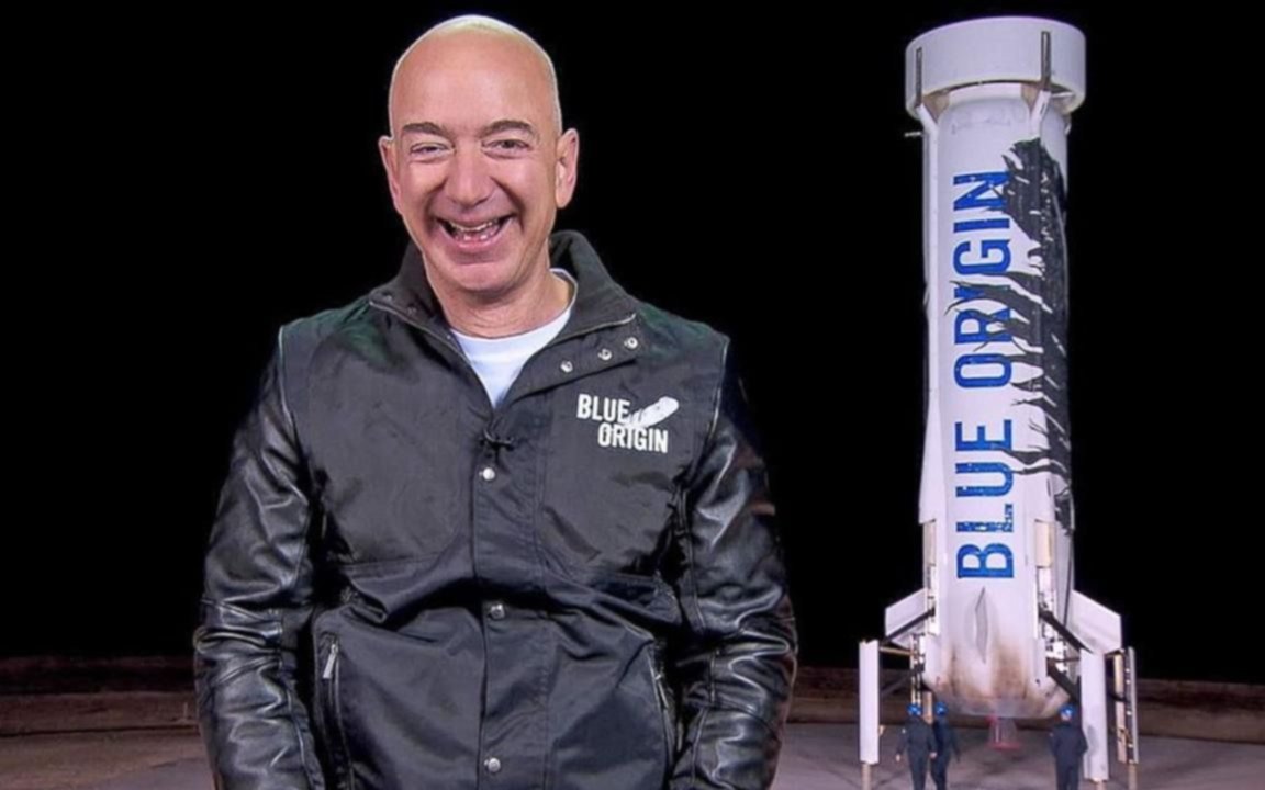 Jeff Bezos se va para arriba: estará en el primer vuelo espacial comercial tripulado