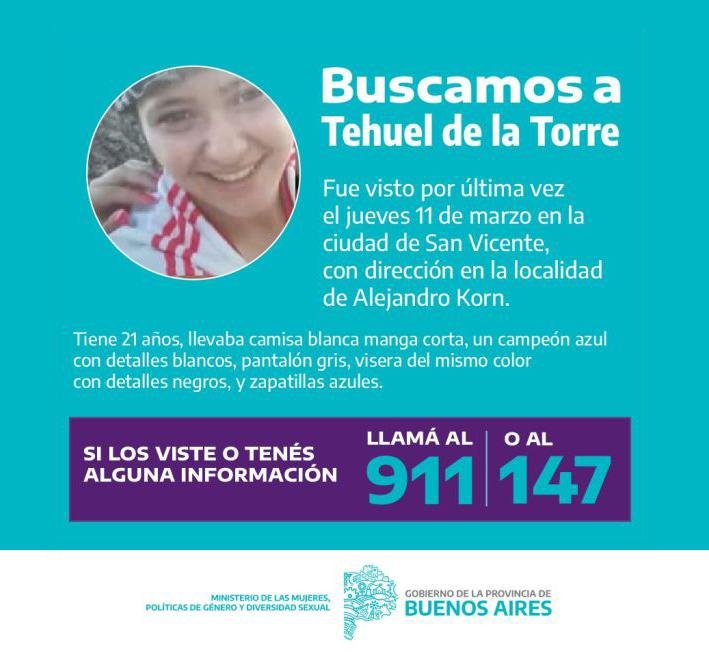 Investigan los dichos de un testigo que dijo haber visto a Tehuel en Caleta Olivia