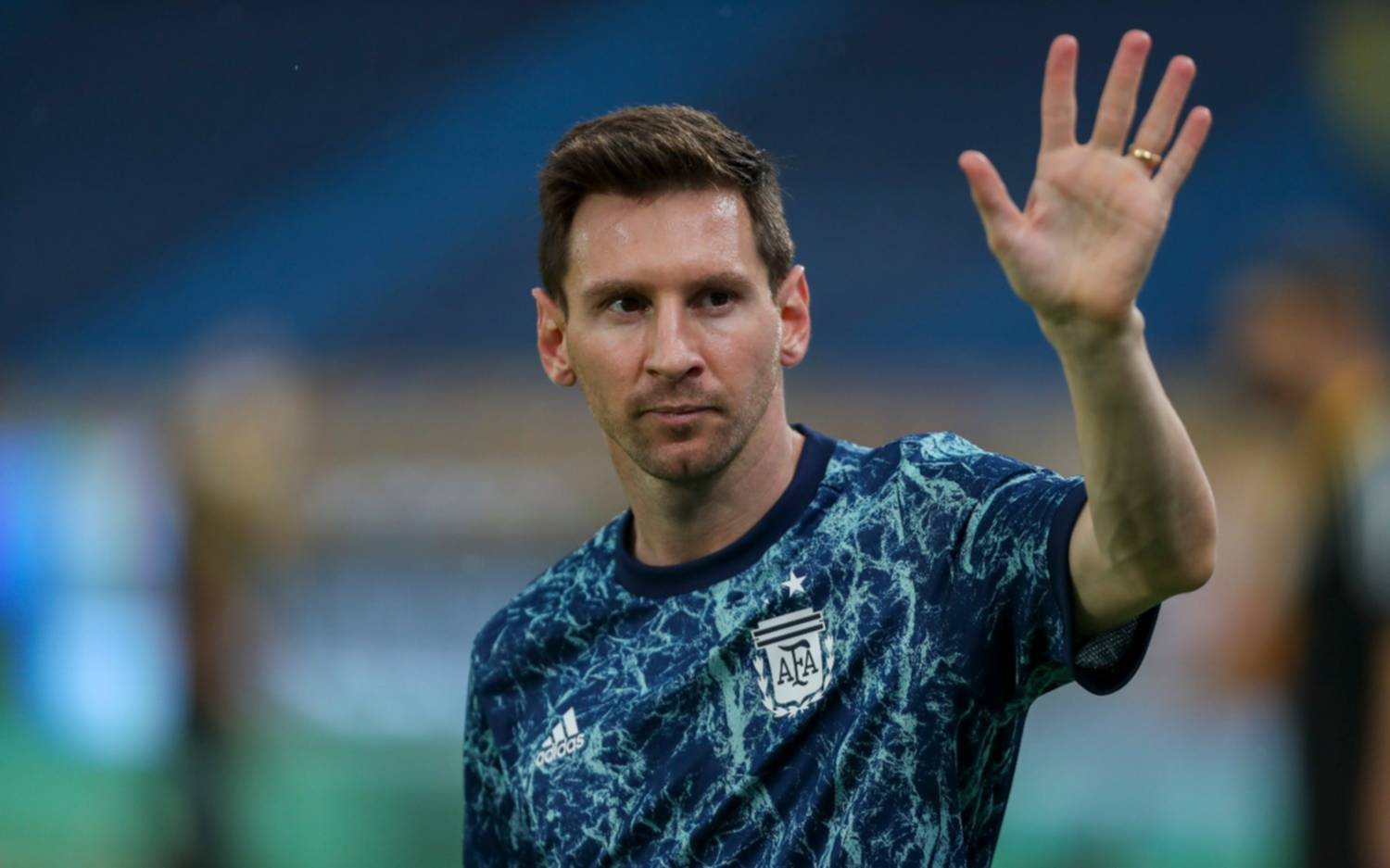 Messi centro de atención y dueño de los aplausos de los hinchas colombianos
