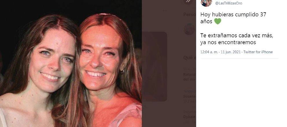 Las Trillizas de Oro recordaron a la hija mayor de María Eugenia en el día que hubiera cumplido 37 años