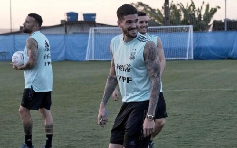 Se entrenó Argentina y se perfilan cambios por golpes de Lo Celso y González