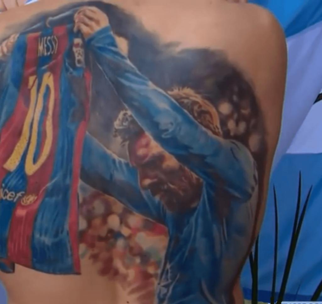 El impresionante tatuaje que conmovió a Messi