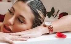Las fotos súper hot que publicó Marian Farjat: en la bañera y repleta de pétalos de rosas