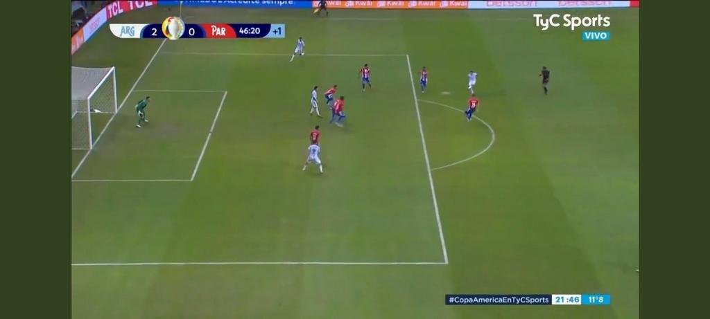 El segundo gol que no fue por el “pie” adelantado de Messi