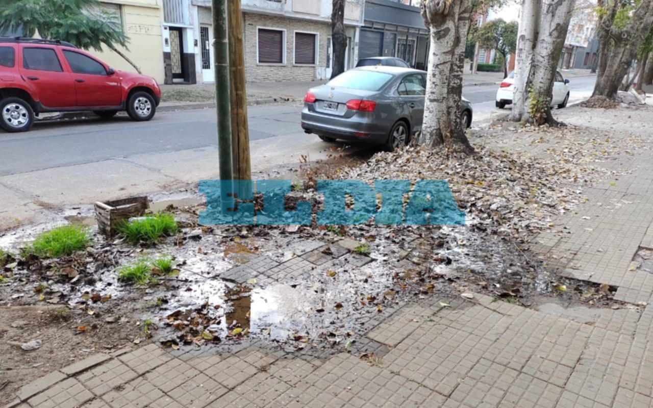 Pérdida de agua y veredas rotas agobian a los vecinos de un sector de Barrio Norte