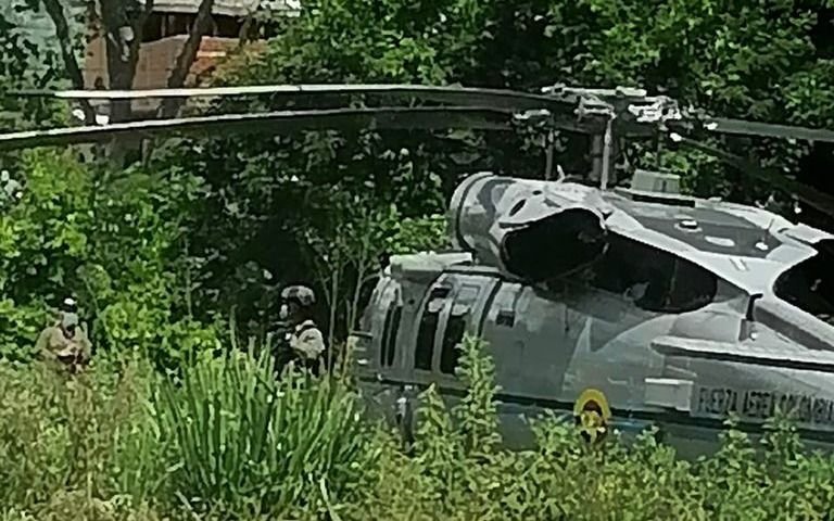 Atacaron a balazos el helicóptero en el que viajaba el presidente de Colombia