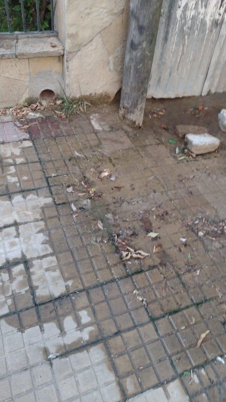 Pérdida de agua en una llave de paso en La Loma
