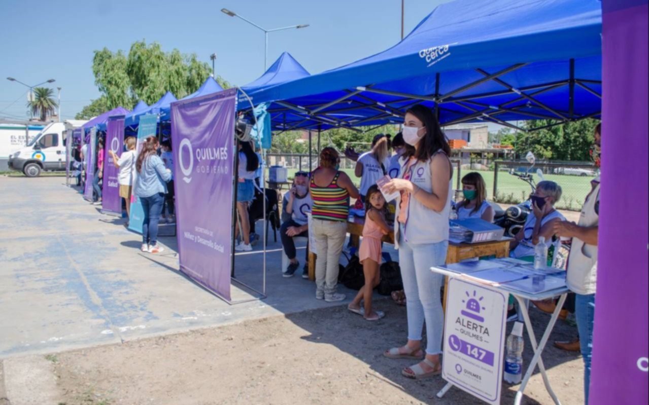 Programa "Quilmes Cerca" en varios puntos