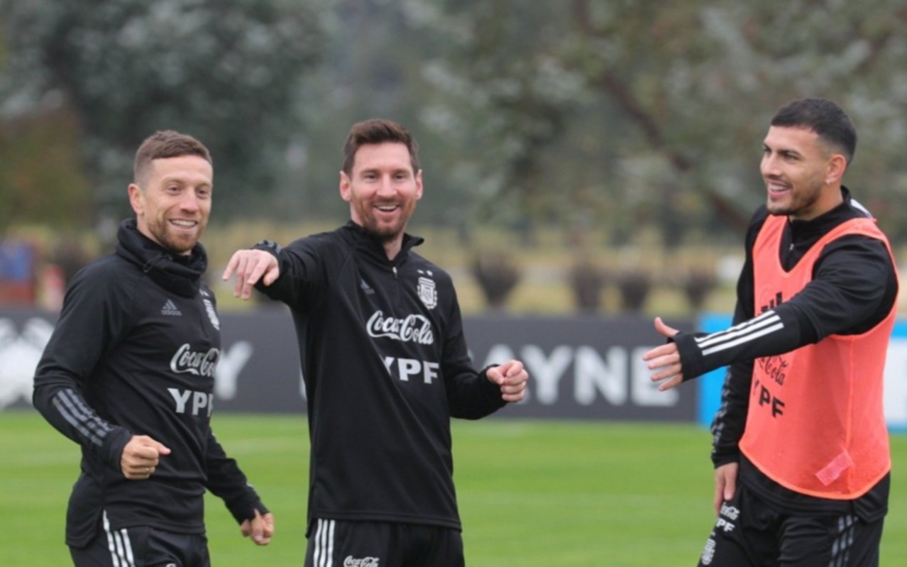 El seleccionado argentino retornó al predio de la AFA en Ezeiza y realizó entrenamiento regenerativo