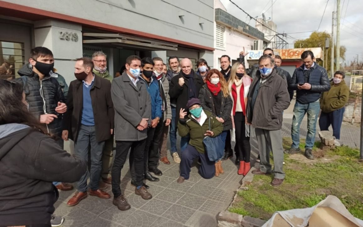Espert recorrió Berisso y descartó un acuerdo con Juntos por el Cambio