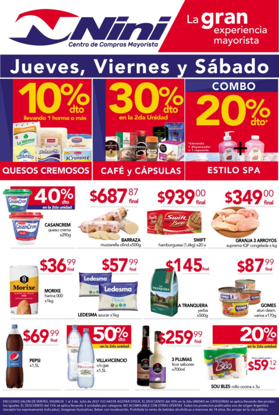 Aprovechá a comprar al mejor precio mayorista y con 15% de descuento