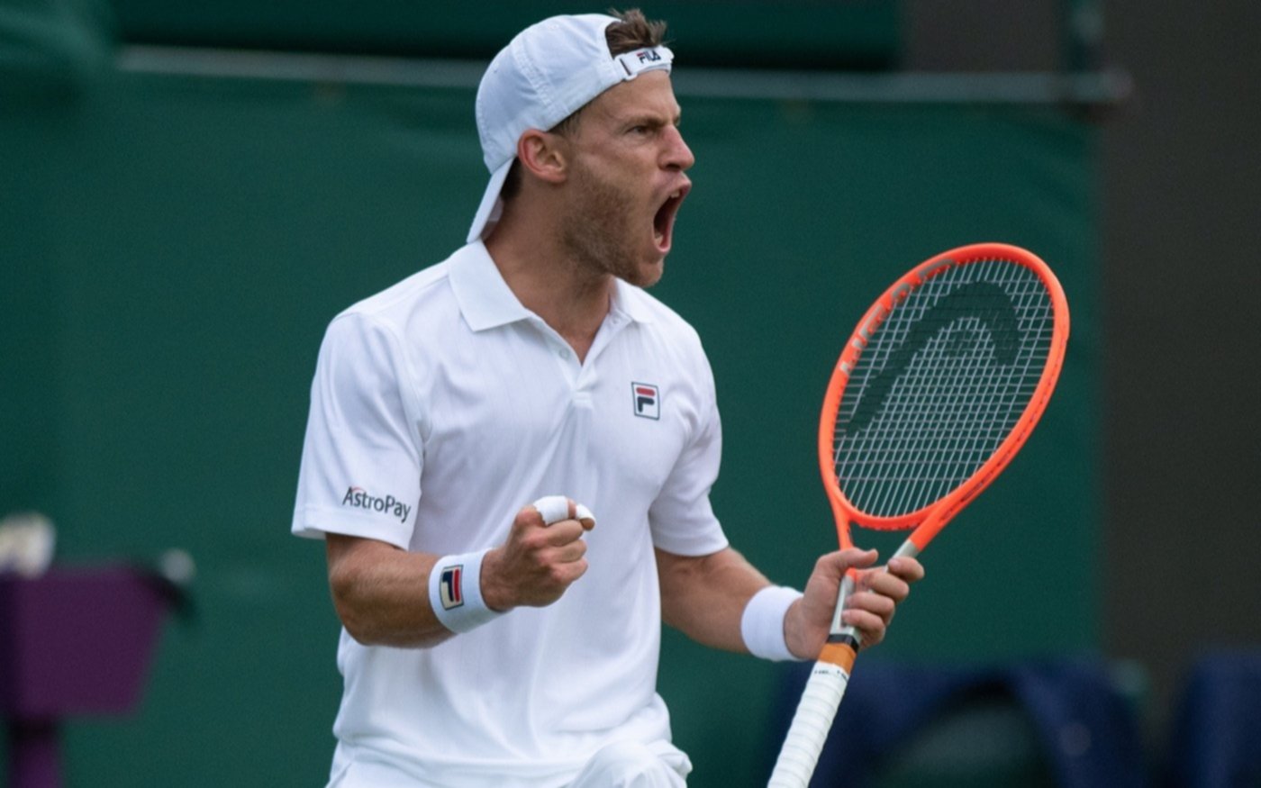 Diego Schwartzman ganó y es el único argentino que sigue con vida en Wimbledon