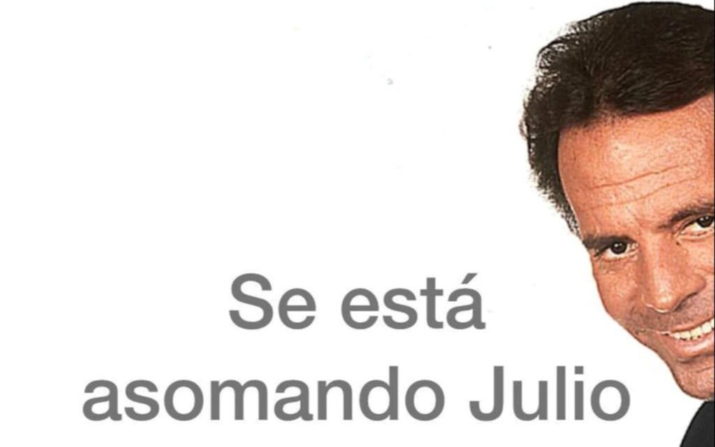 Recién arranca junio y los memes de Julio (Iglesias) empezaron a copar las redes