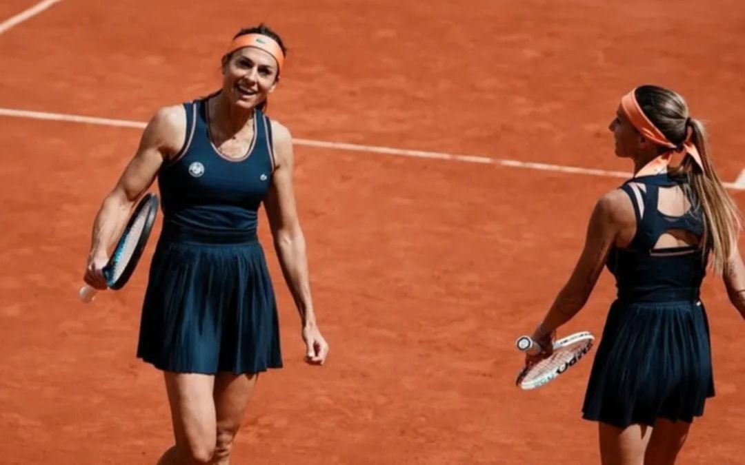 Las leyendas argentinas siguen brillando en Roland Garros: triunfo de la dupla Sabatini - Dulko