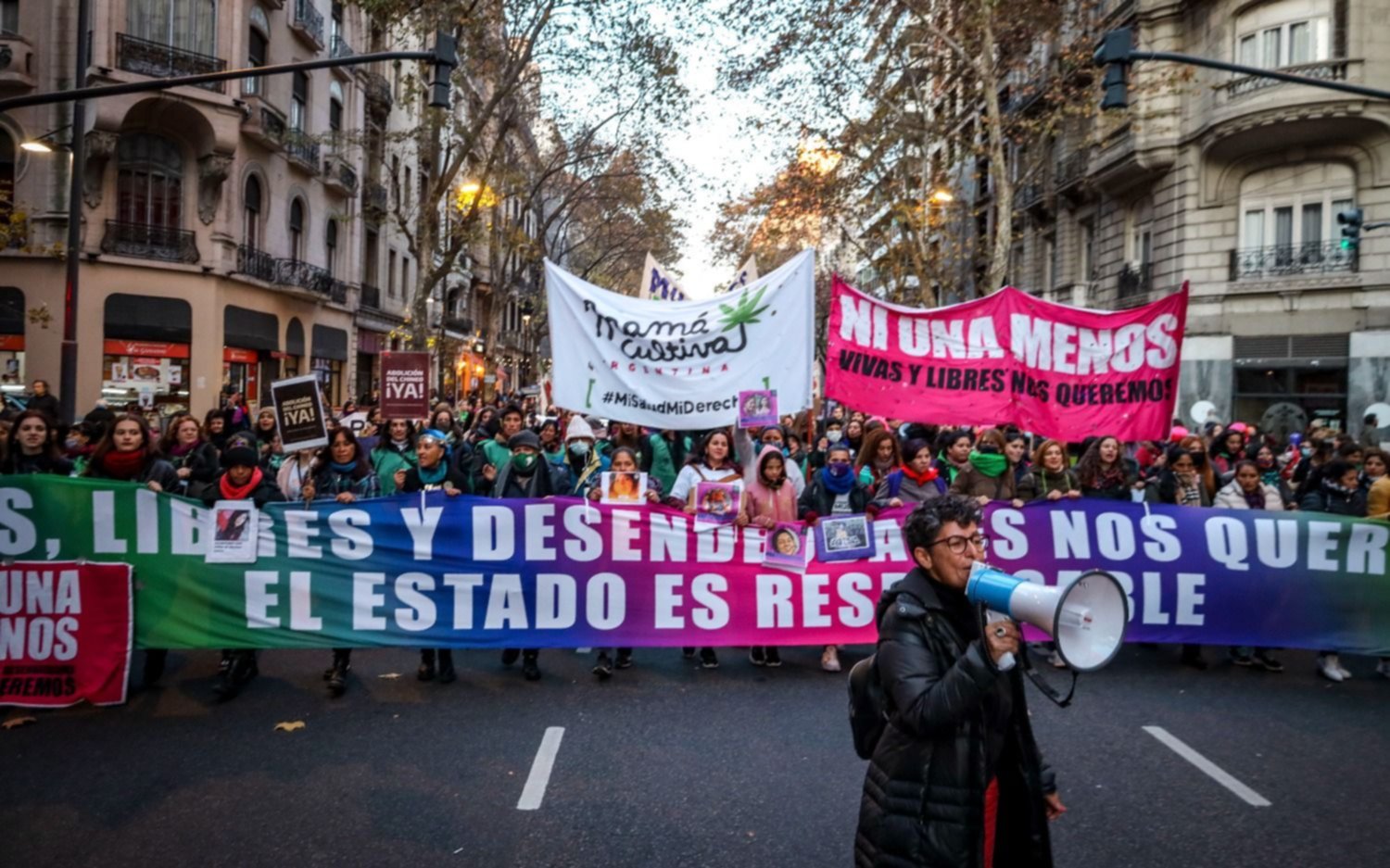 Congreso: miles de manifestantes renovaron su reclamo de Ni Una Menos