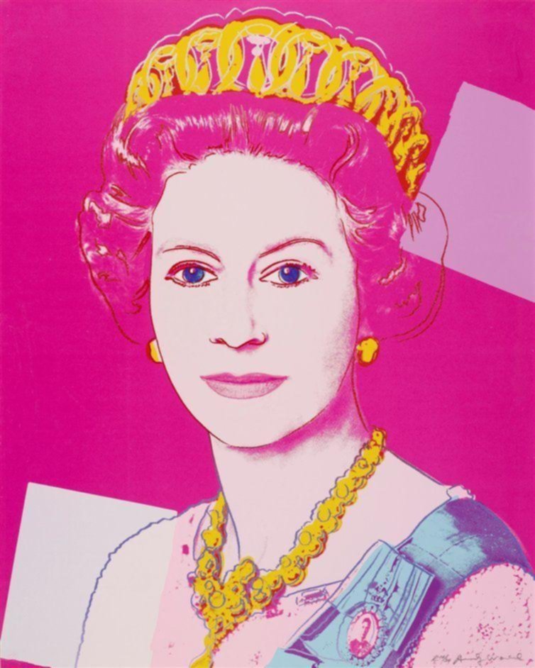 Subastan serigrafías de Isabel II hechas por Warhol
