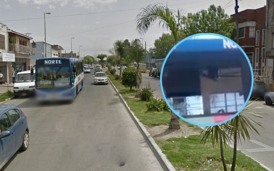 Una mujer y su bebé heridos tras un botellazo a un micro que iba por Avenida 7