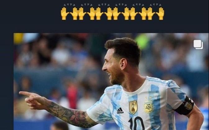 La reacción de Antonela en sus redes sociales, tras los 5 goles de Lio Messi en la goleada ante Estonia