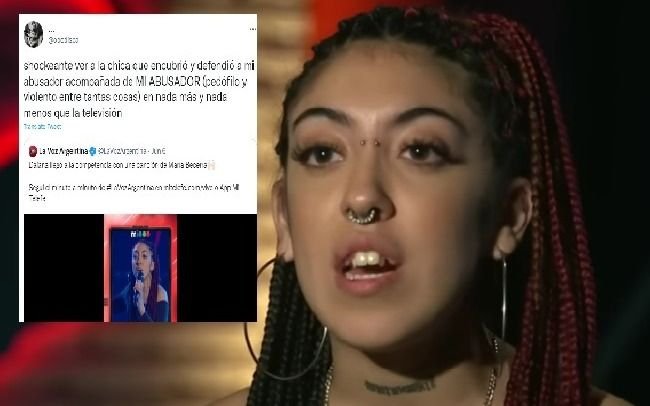 Denunciaron a una participante de La Voz Argentina: "Defendió a mi abusador"