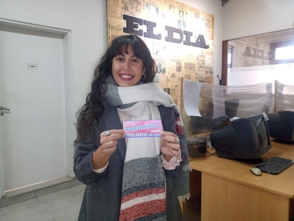 Los 200.000 pesos del Cartonazo los ganó una joven lectora de Gonnet