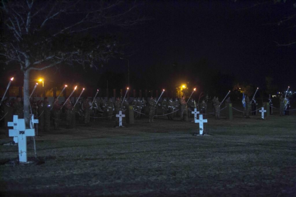 A 40 años de Malvinas, en Arana se recreó la batalla de Monte Longdon