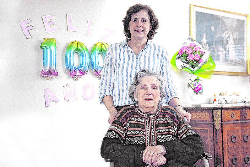 Una querida profesora de Lengua cumplió los 100